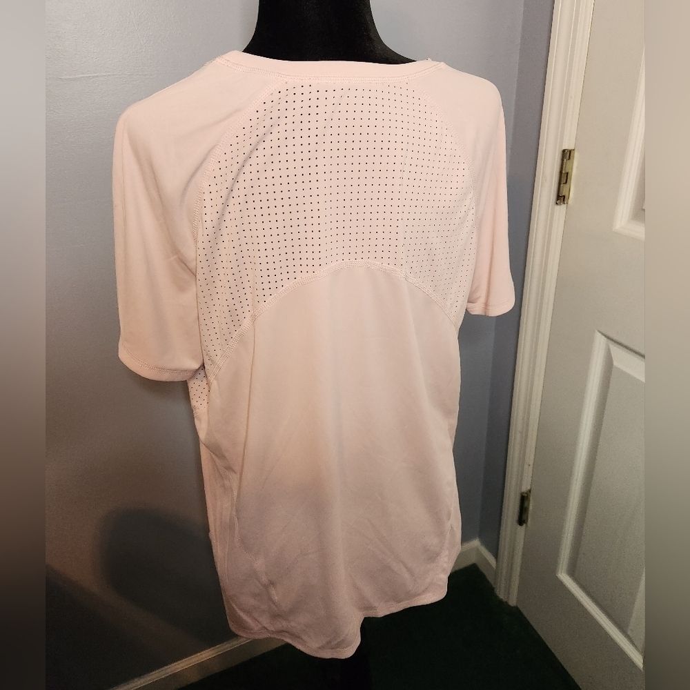 Avia Size XXL(20) Pink Athletic Short Sleeve Top - Picture 4 of 8